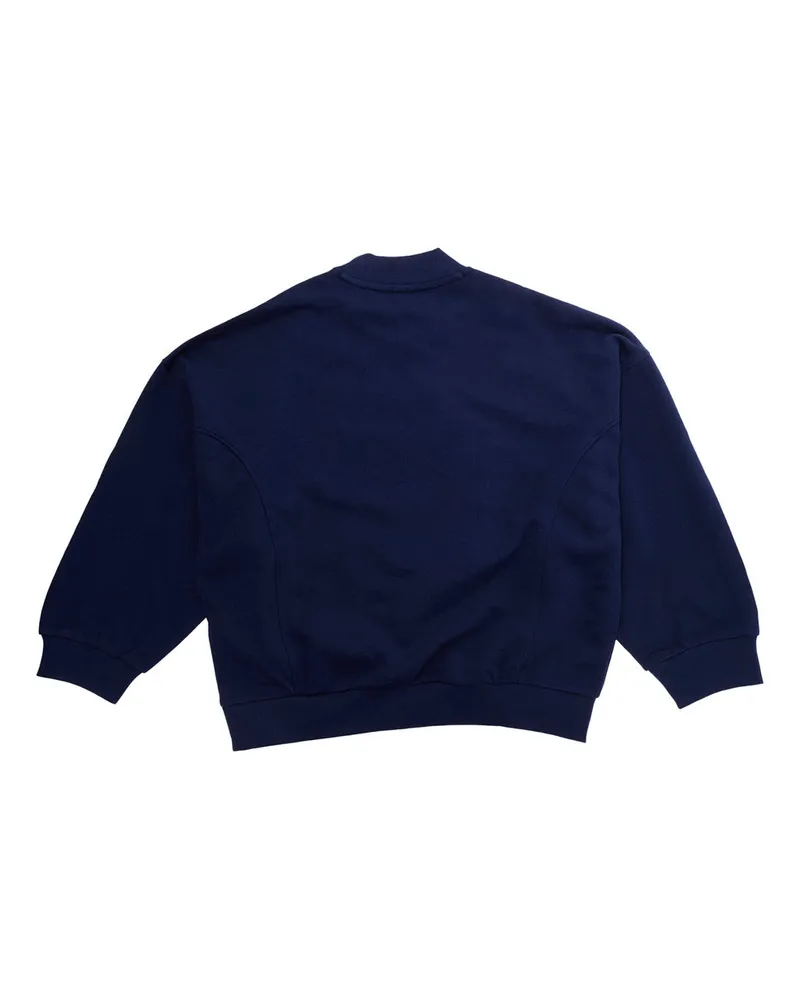 Kenzo Boys' Hoodie Unisex Blue Cotton Hoods & Sweatshirts Navy
