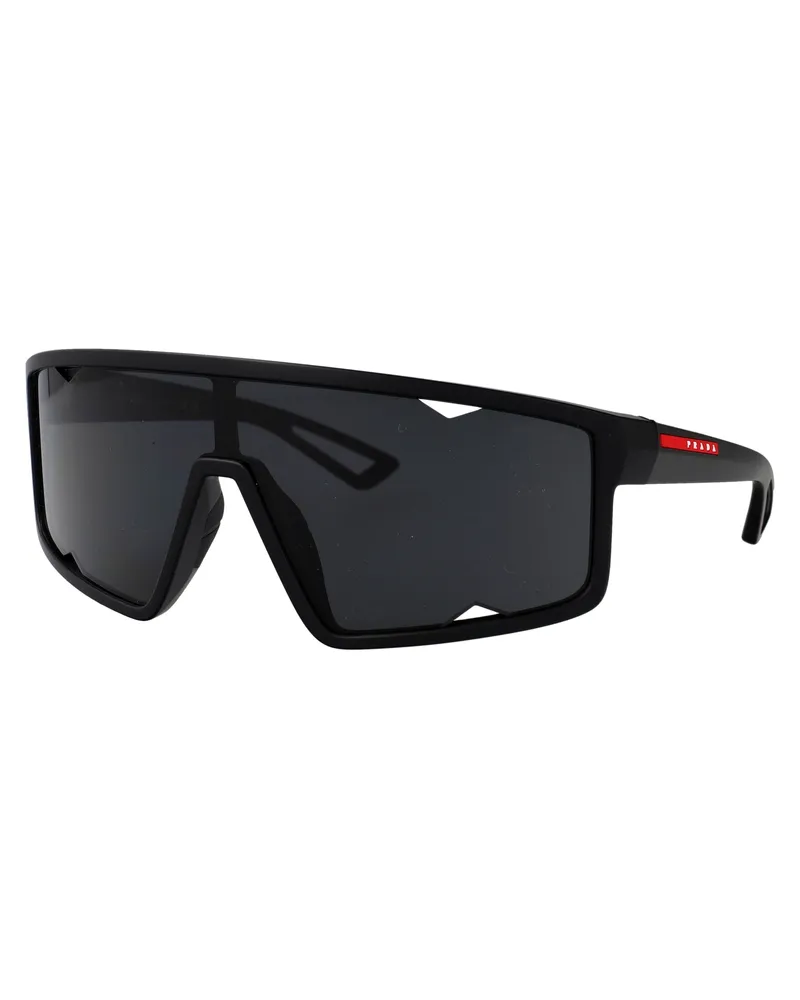 Prada 0PS Matte Black Injected Sunglasses — Black Black