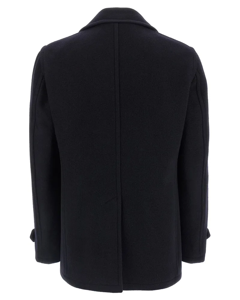 Tagliatore Monaco Coat — Black Black