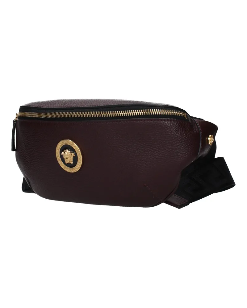 Versace Leather Belt Bag — Purple Purple
