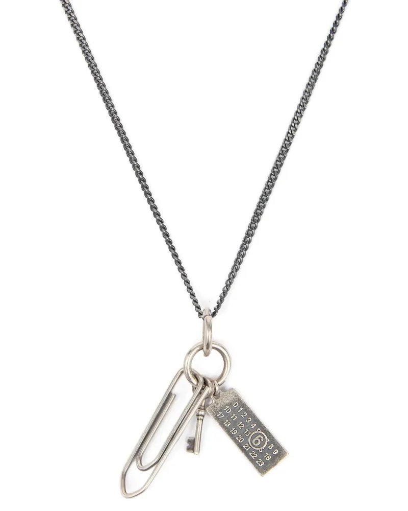 Maison Margiela Graffetta Necklace — Silver Silver