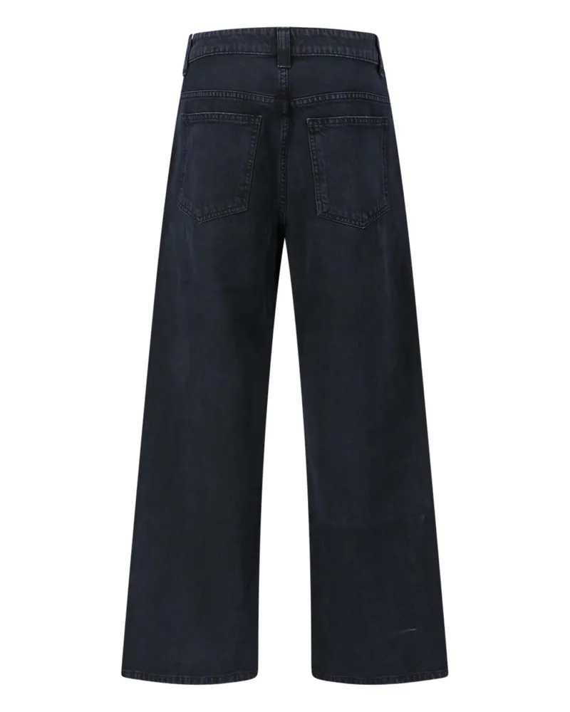 KHAITE Women's Jeans Black Cotton Black