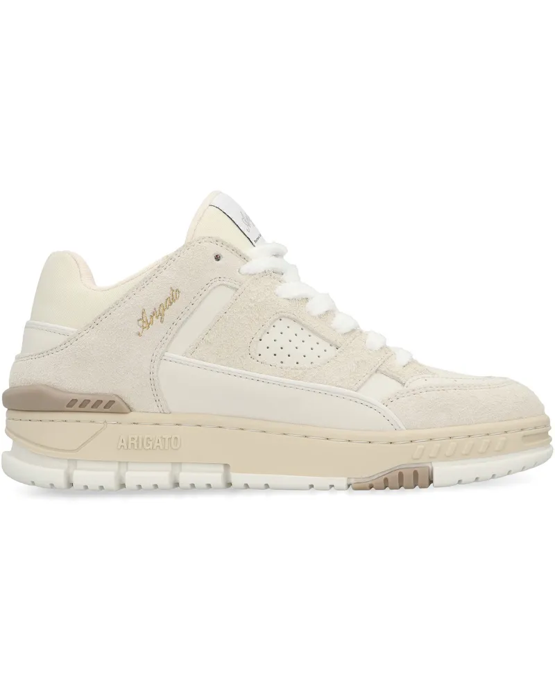 Axel Arigato Women's Sneakers Area Lo Fluffy Beige Beige-Beige Leather Trainers Beige/beige Beige