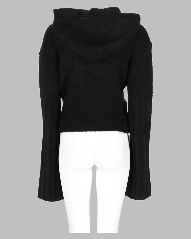 Rick Owens Copper Hoodie — Black Black