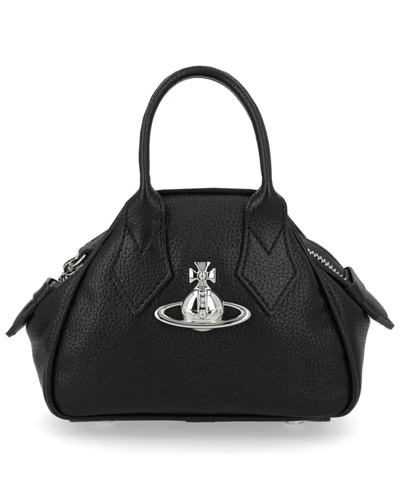 Vivienne Westwood Women's Mini Yasmine Bag Black Polyurethane Handbags Hand Black