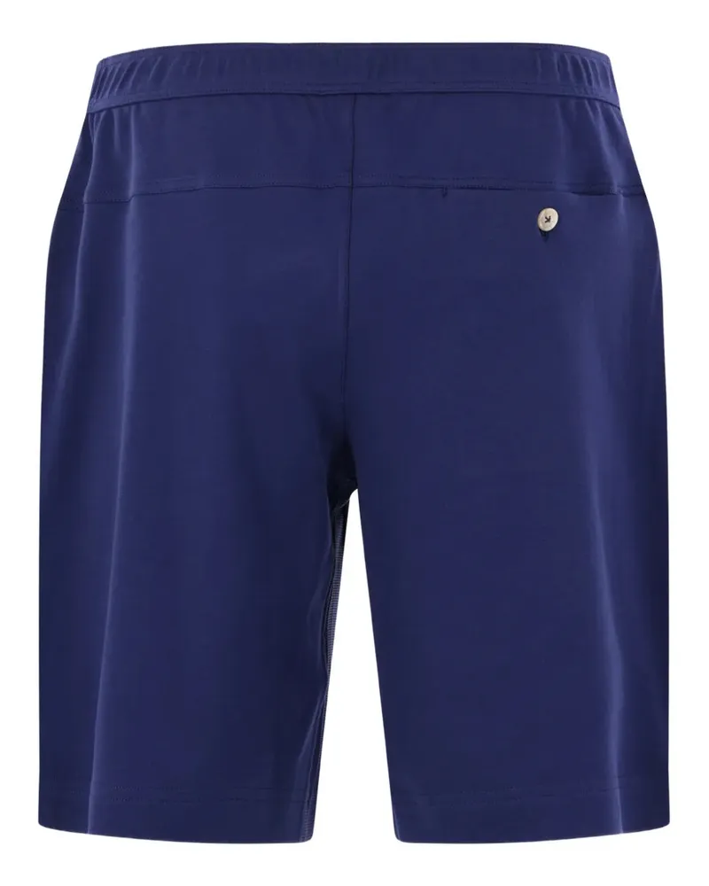 Brunello Cucinelli Men's Panelled Shorts Ss26 M Navy