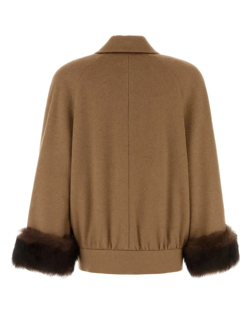 Valentino Garavani Solid Jacket — Beige Beige