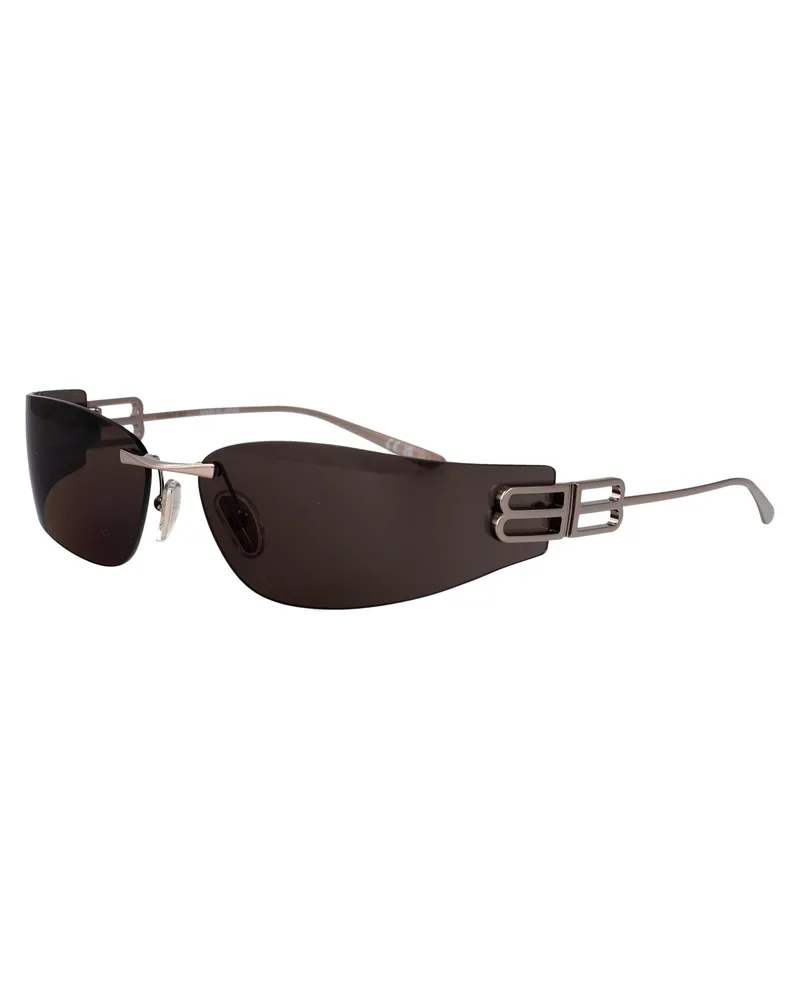 Balenciaga BB0484S Metal Frame Sunglasses — Grey Grey