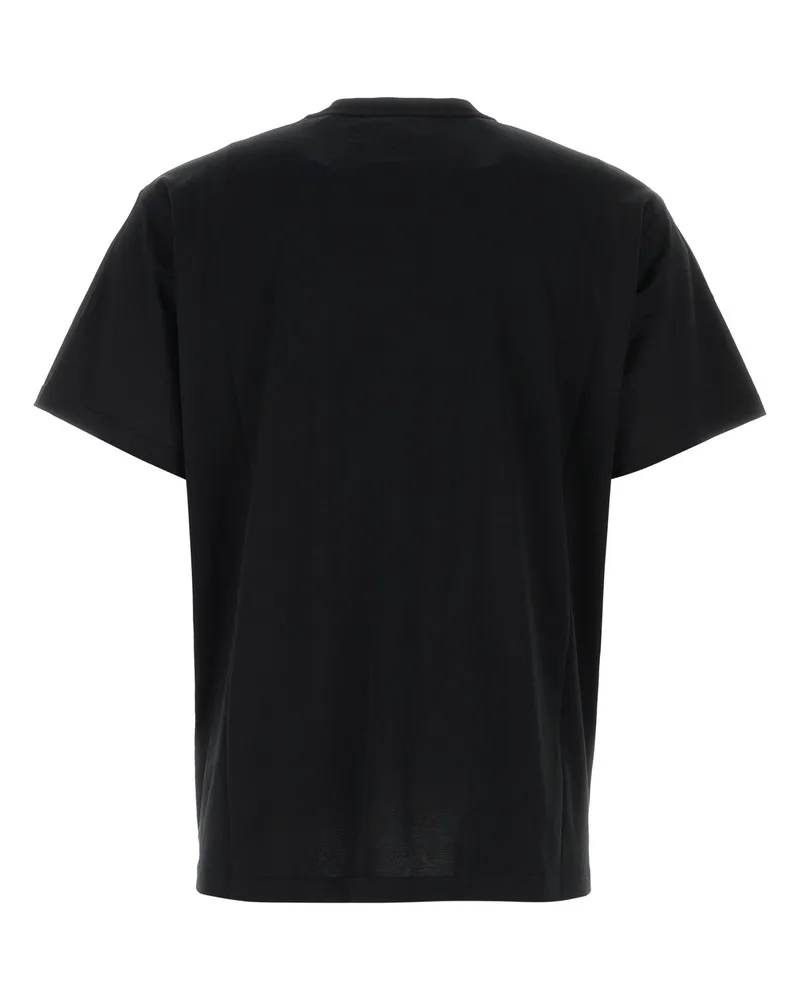 Burberry Men's Black Cotton T-Shirt Black