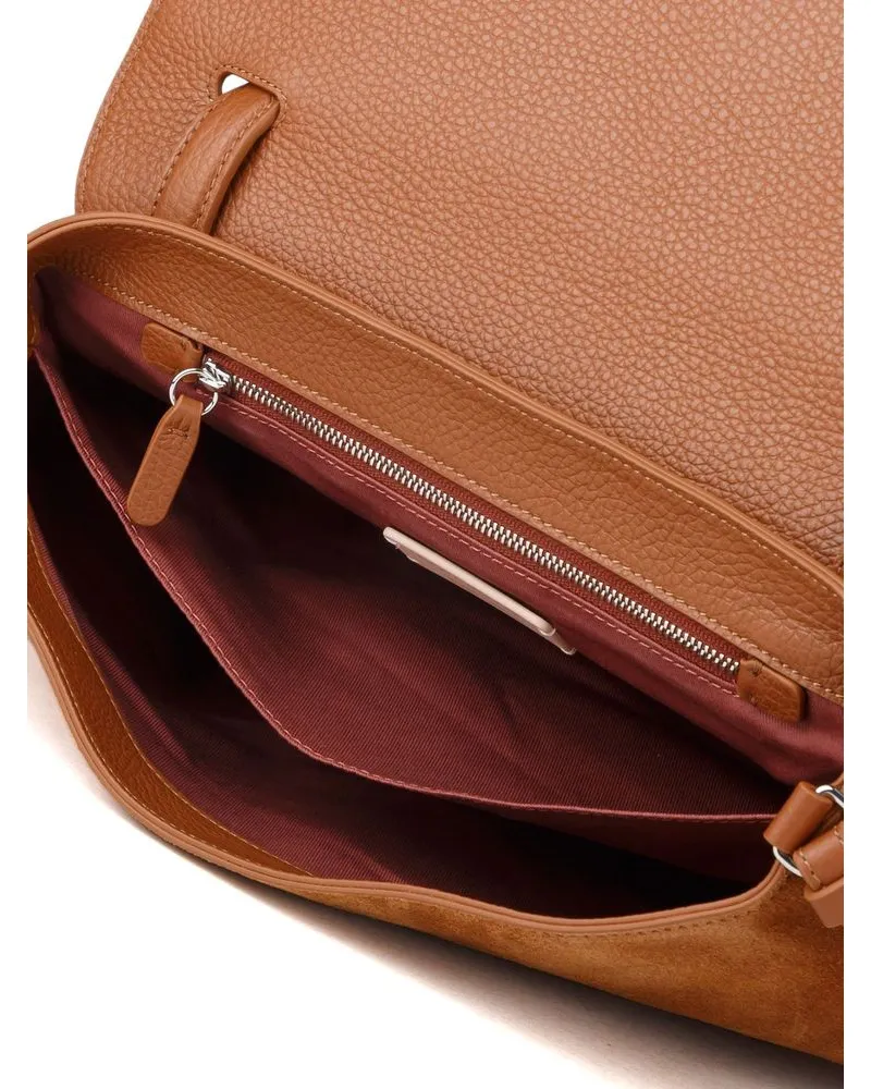 Coccinelle Women's Top Handle Bag Cognac Cowhide - Top-Handle-Bags Cognac