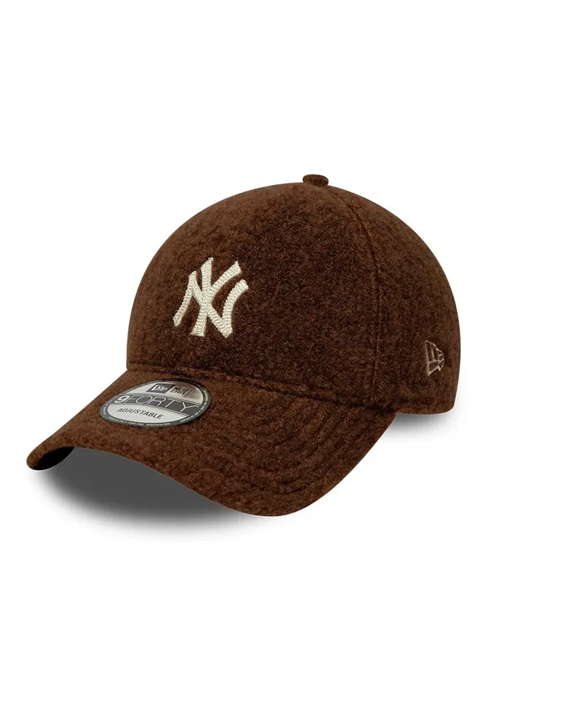 New Era 60915754 Borg Fleece Baseball Cap — Brown Brown