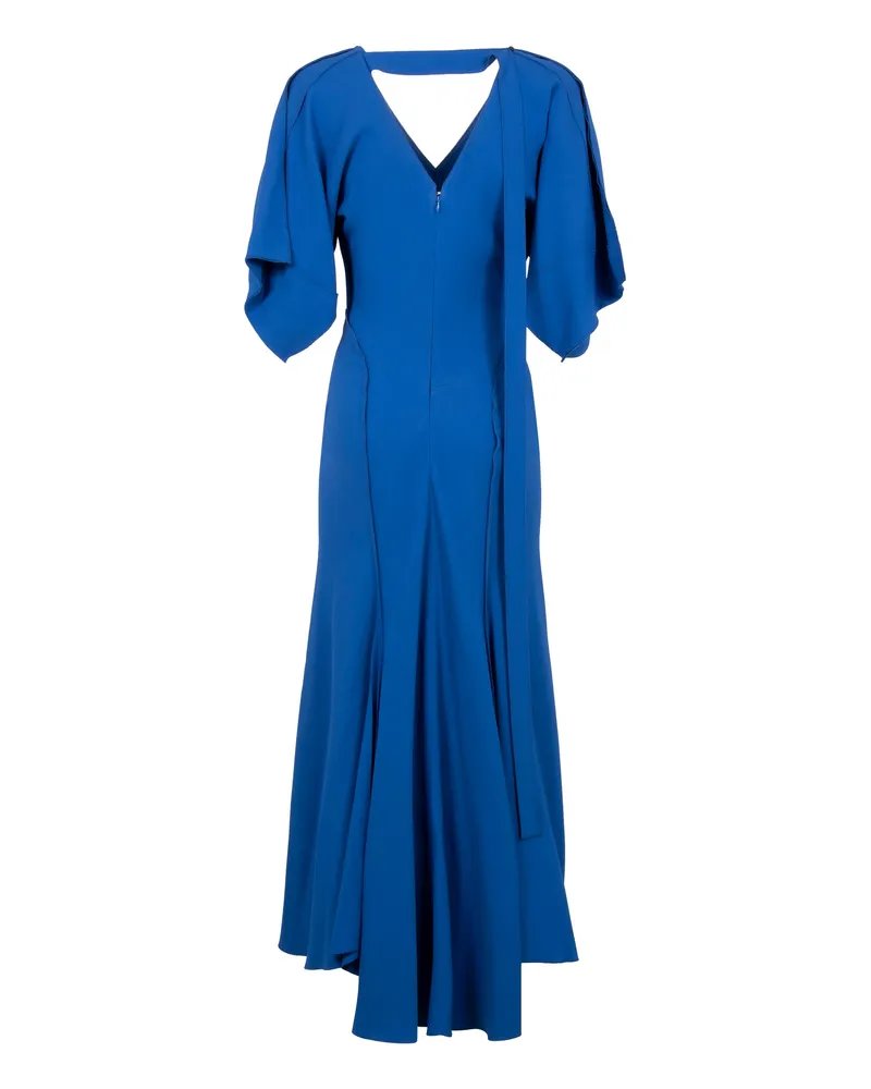 Victoria Beckham Women's Dress Cady Blue Elastane Blue
