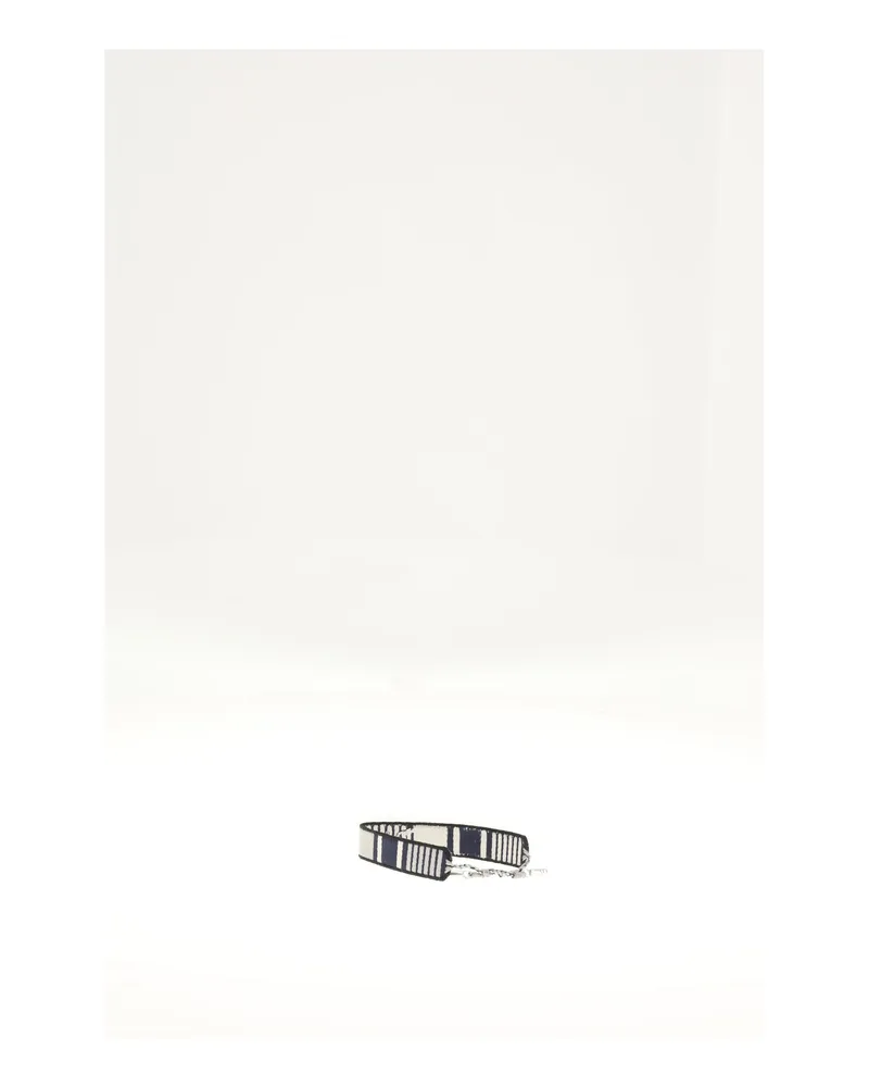 Dior Men's Bracelet Palladium-Multicolour Cotton Bracelets Palladium/multicolour Multicolor