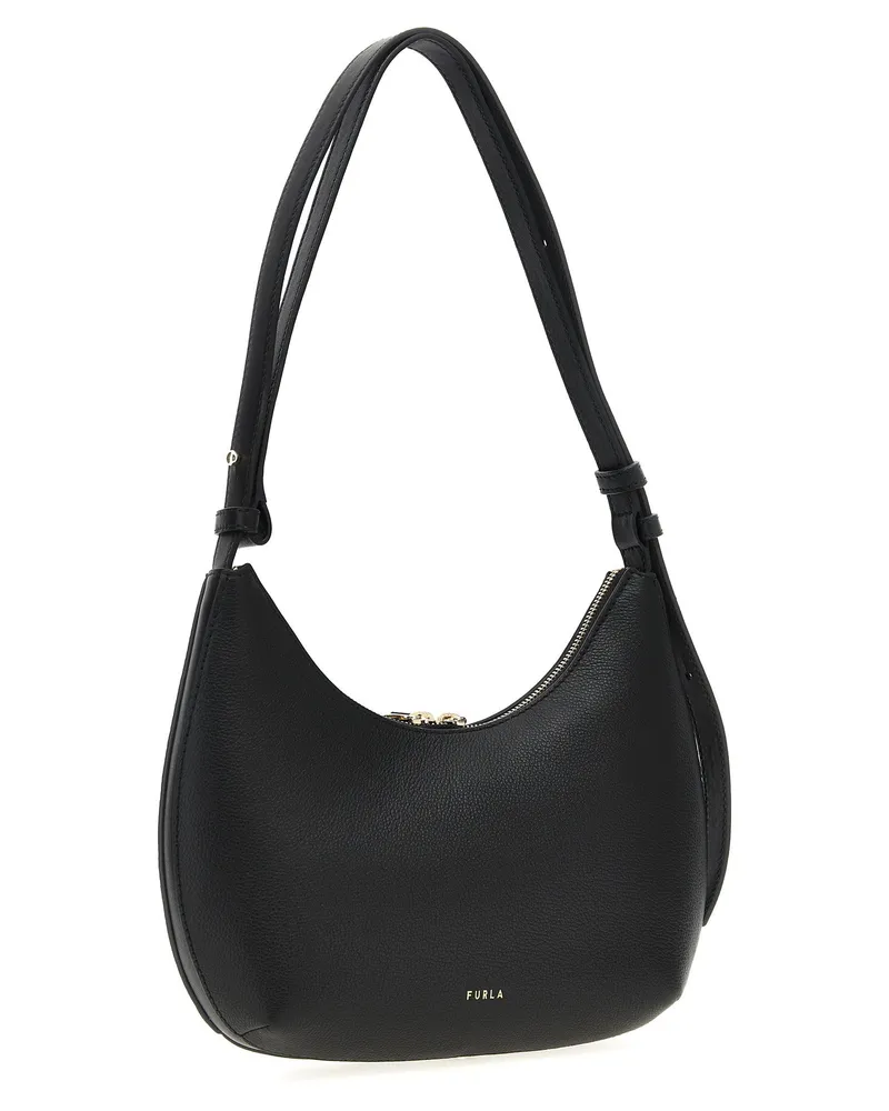 Furla Goccia Shoulder Bag — Black Black