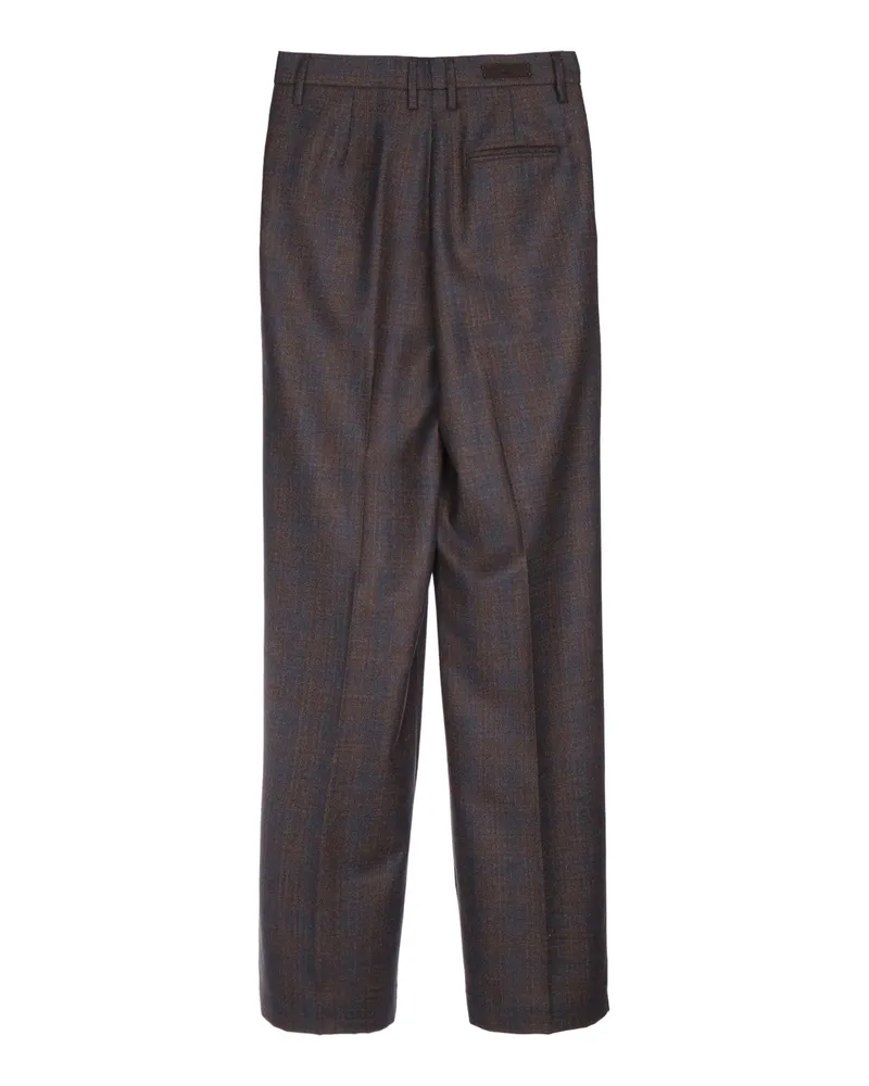 Jacob Cohën Wide Trousers — Brown Brown
