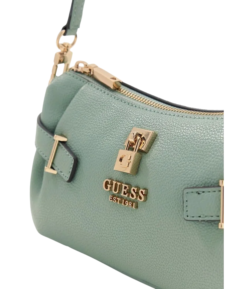 Guess Women's Crossbody Bag Light Sage Polyurethane - Crossbody-Bags Green