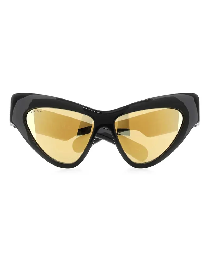 Gucci Women's Black Acetate Sunglasses Exterior: Occhiali Da Sole Black