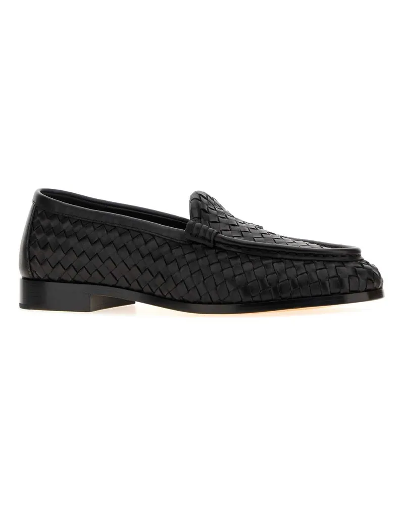Bottega Veneta Black Mocassini Loafers Black