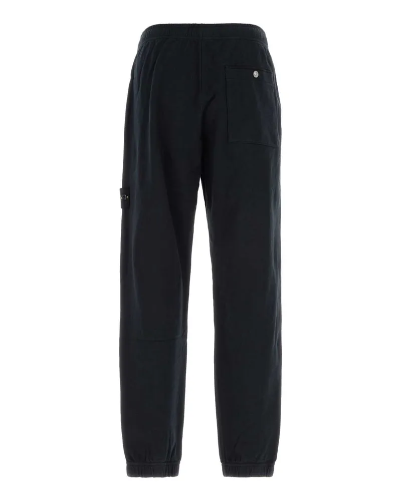 Stone Island Navyblue Exterior: Cotton Pantaloni Trousers Navy