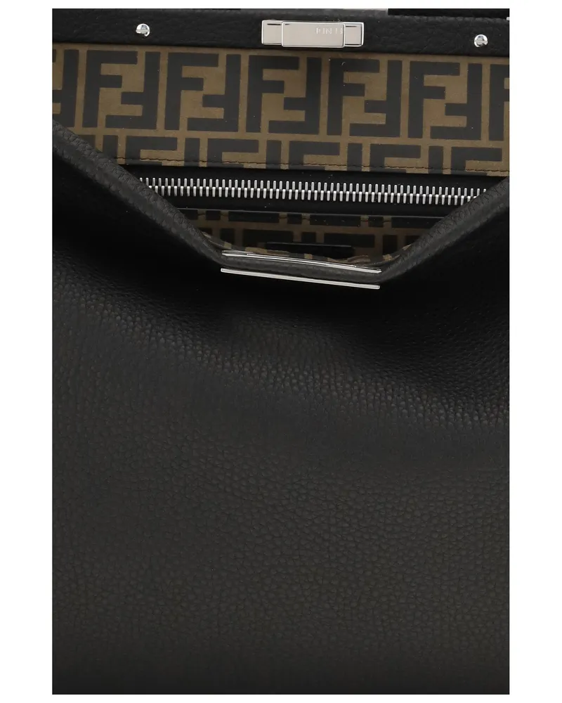 Fendi My Peekaboo Shoulder Bag — Black Black