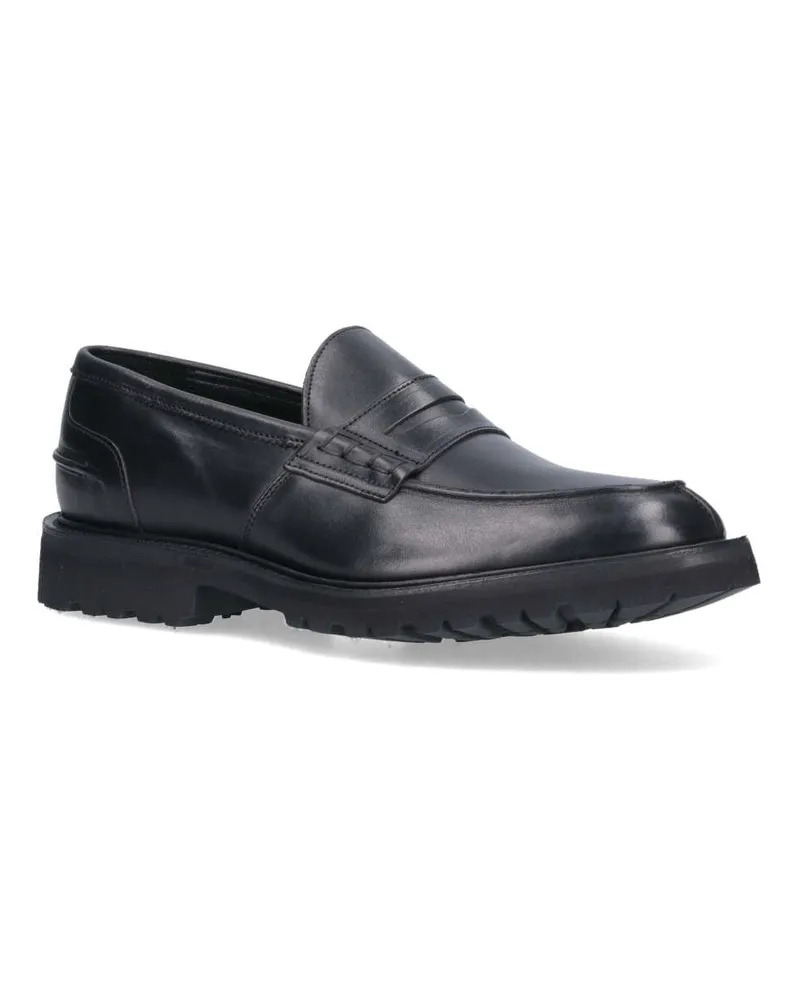 Tricker's Men's Flat Shoes Black Pelle Black