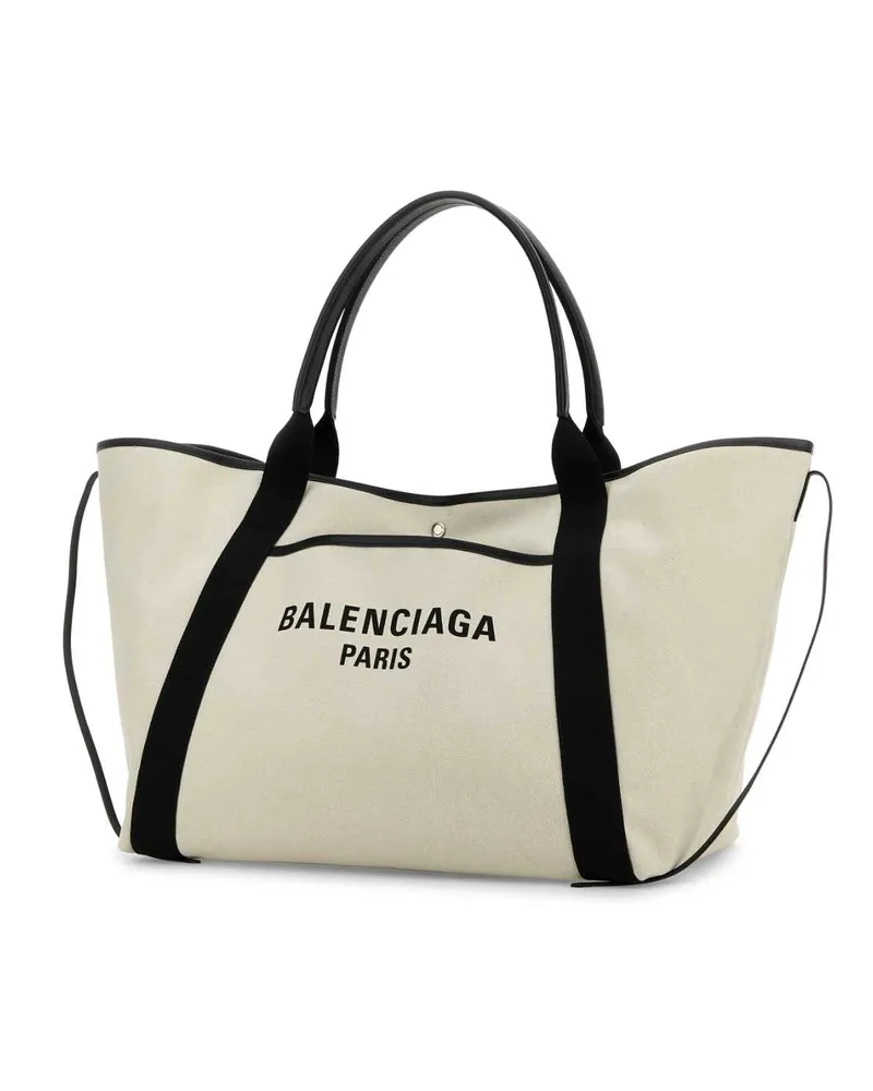 Balenciaga 8051162abbn 9260 Naturalblack Borse A Mano Bag Beige