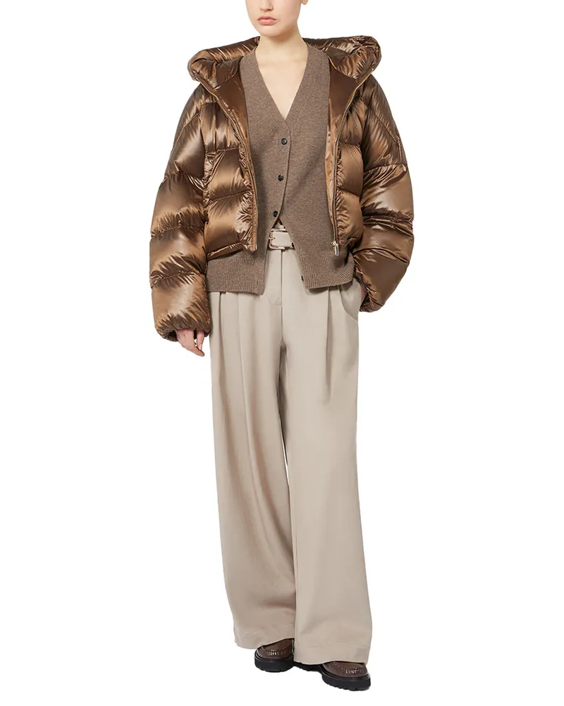Max Mara Spaceca Down Jacket — Beige Beige