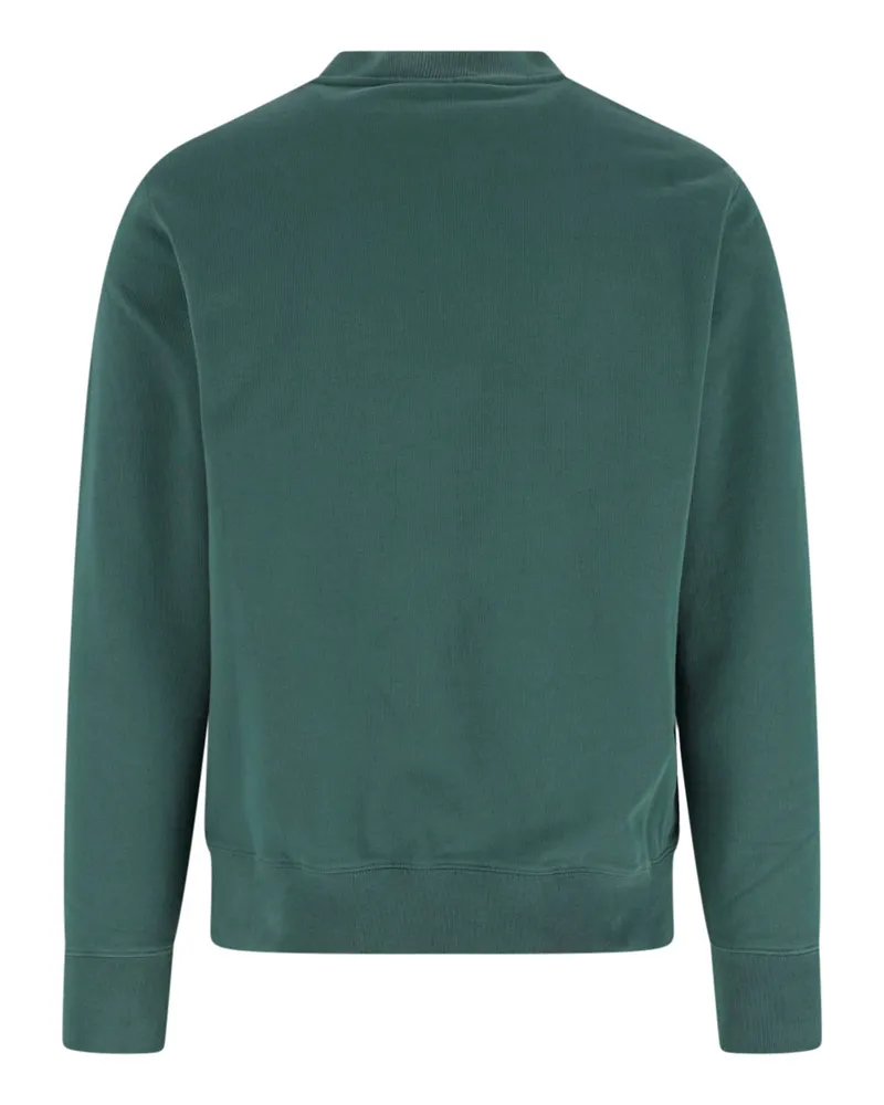 Kitsuné Men's Sweaters Green Cotton Green