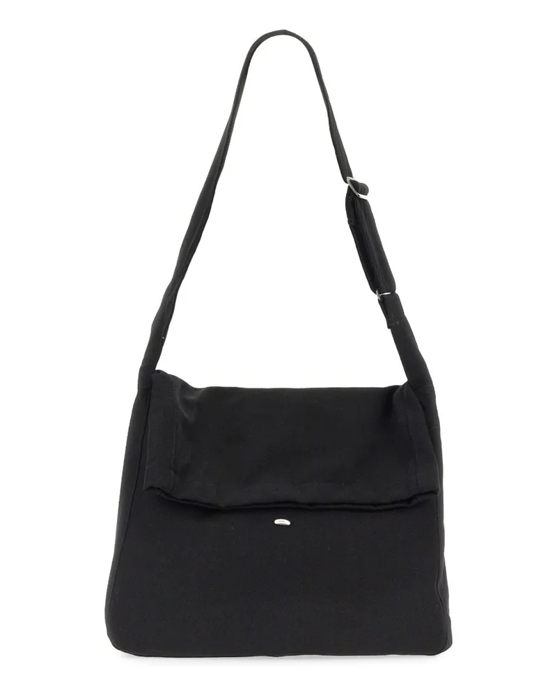 Our Legacy Washed Denim Shoulder Bag — Black Black