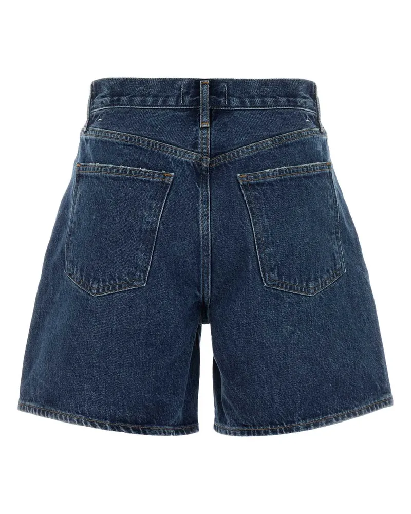 AGOLDE Women's Blue Denim Dame Shorts Enamourdkvintind Exterior: Recycled Cotton Blue