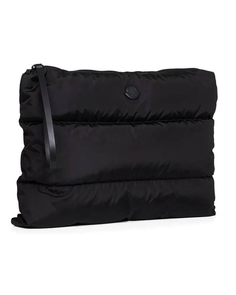 Moncler Men's Laptop Case Caradoc Black Polyamide Handbags Hand Bags Black