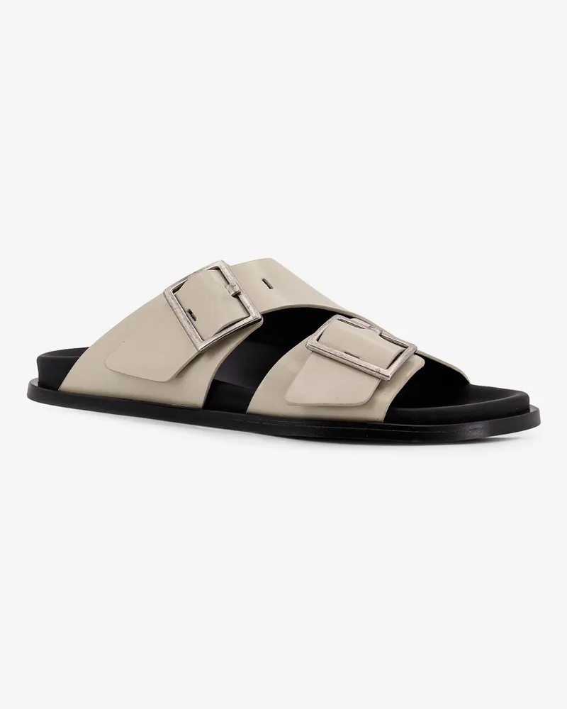 Alohas Women's Alba Low Leather Sandals Beige Beige