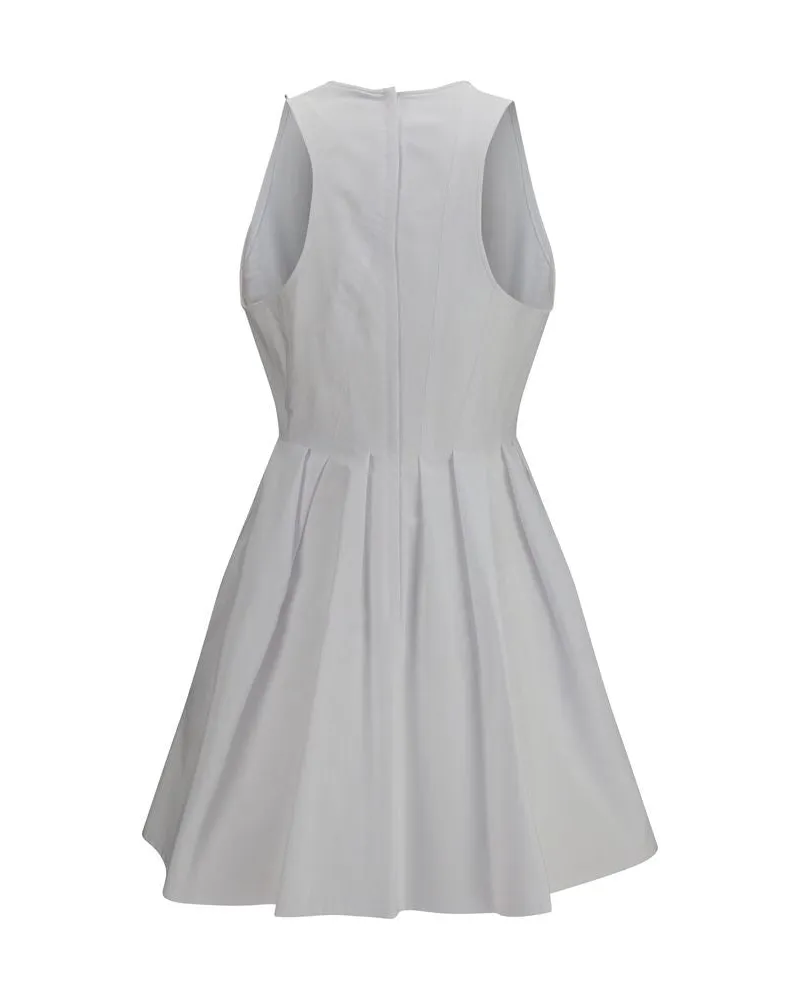 Max Mara Women's White Cotton Casual Dress White
