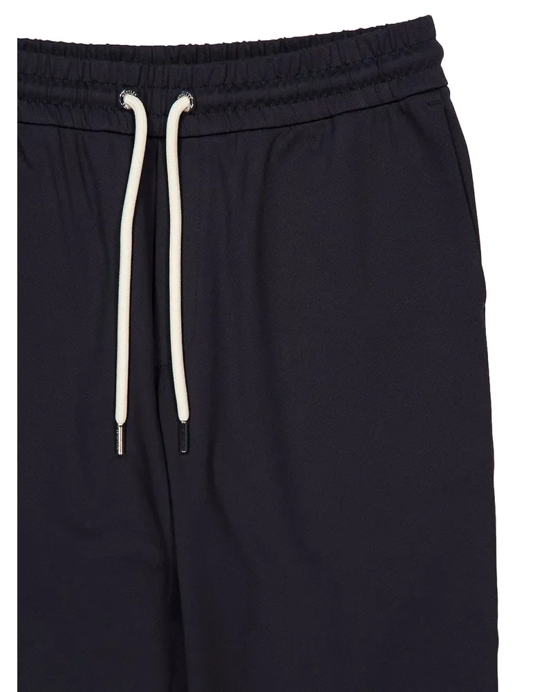Moncler Elasticated Drawstring Joggers — Black Black