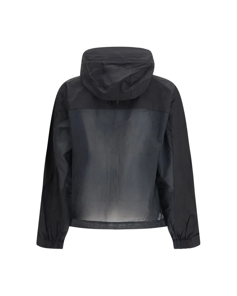 Y-3 Men's Black Cotton Shell Jacket Clothing Black