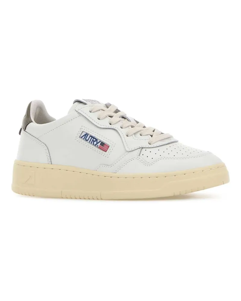 AUTRY Leatleatwhtchoco Sneaker White