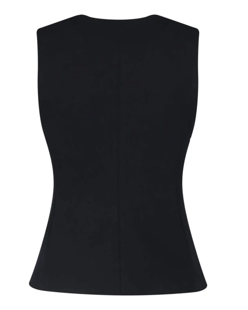 Calvin Klein Women's Top Black Polyester Black