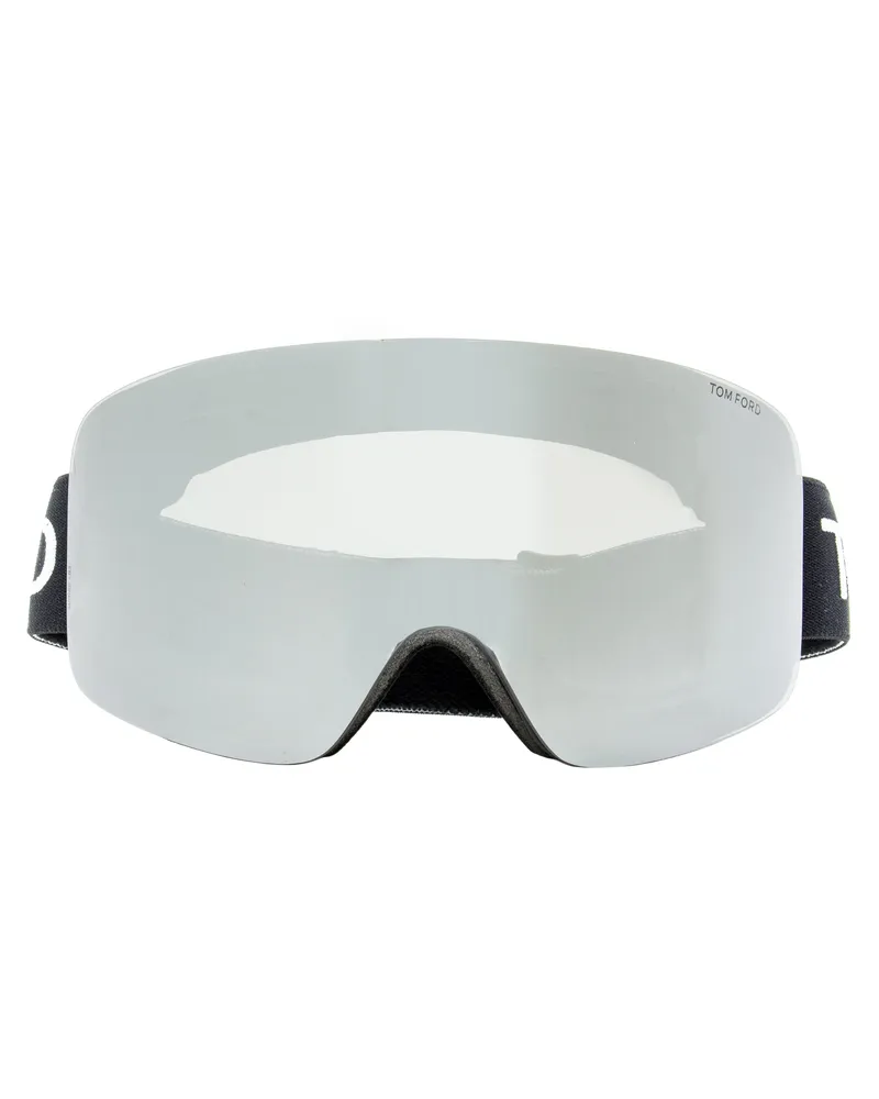 Tom Ford Unisex Interchangeable Lens Ski Goggles Tf1124 01c Black Ft1124 Sunglasses Black