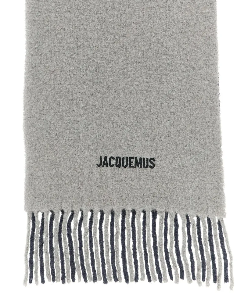 Jacquemus Lecharpe Moisson Scarf — Gray Gray