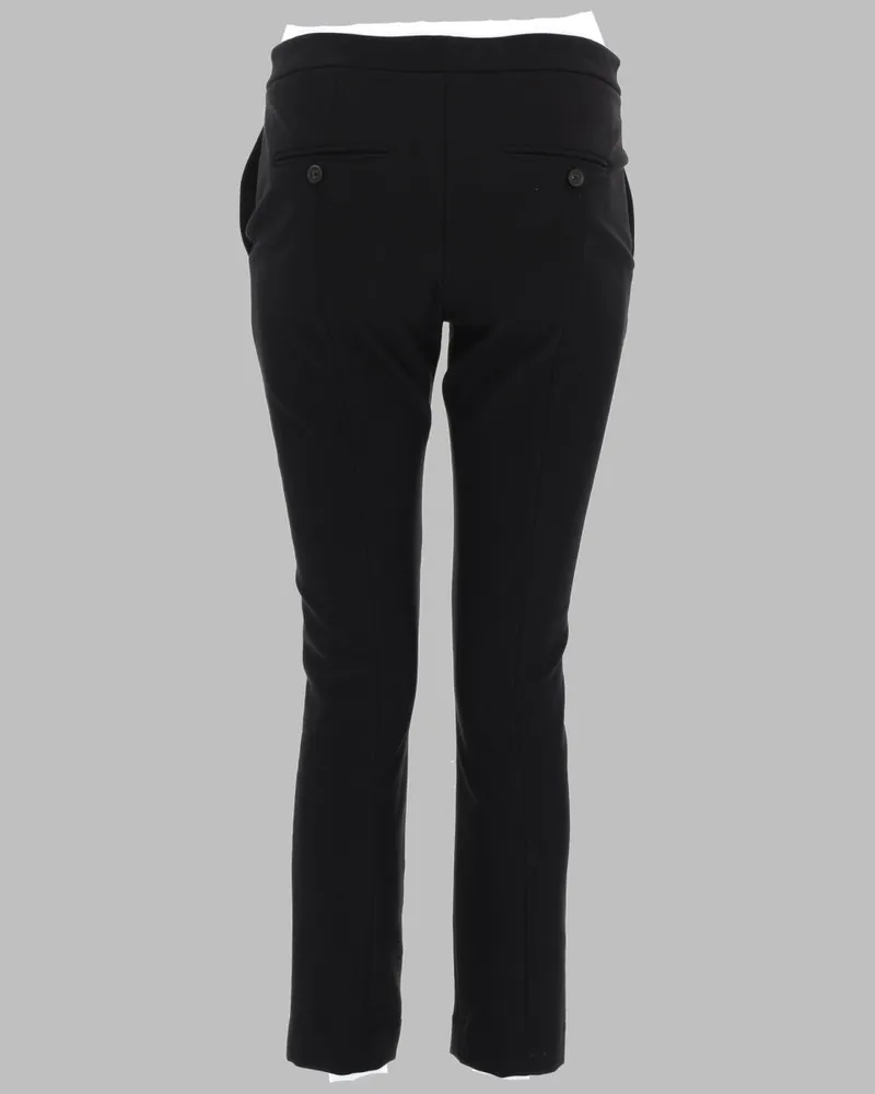 Vince Cotton-Blend Trousers — Black Black