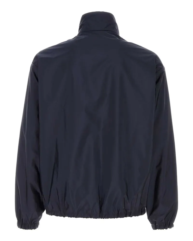 Prada Men's Navy Blue Re-Nylon Reversible Jacket Blu+nero Giubbini Navy