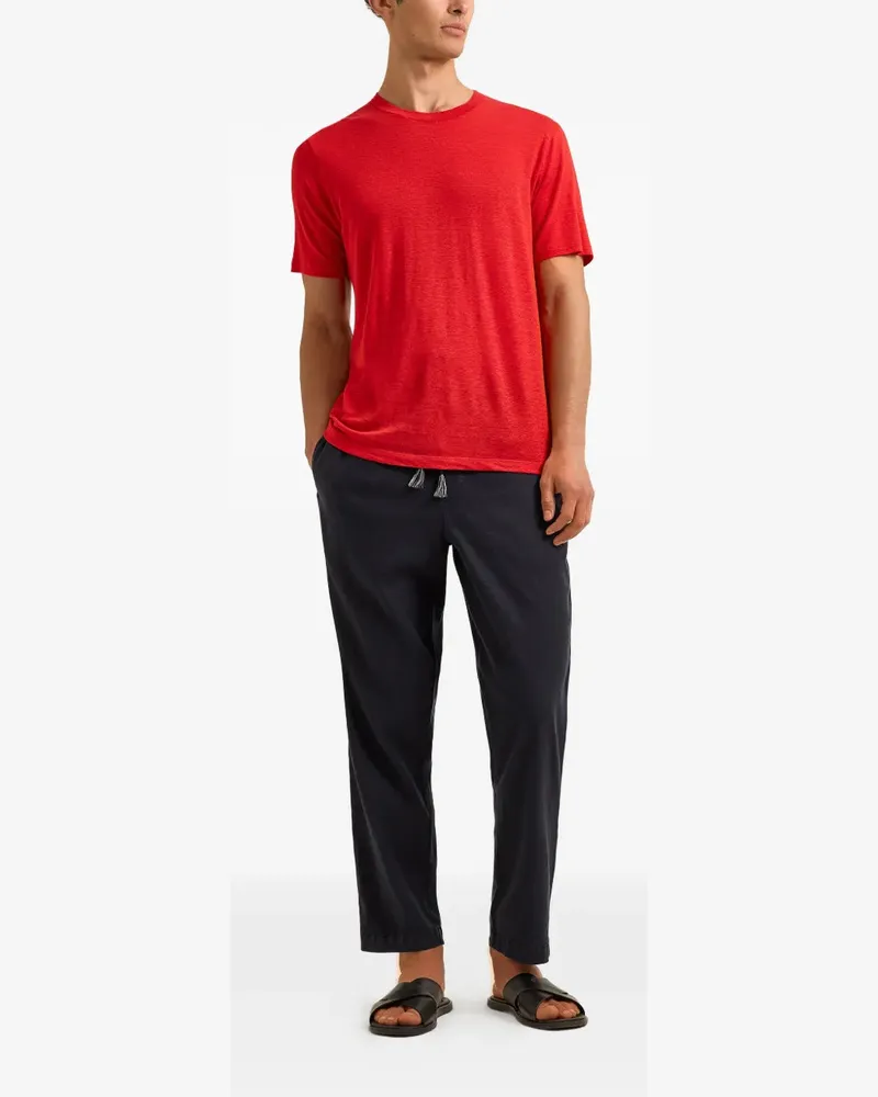 Orlebar Brown Men Crew-Neck T-Shirt Ss26 M Red