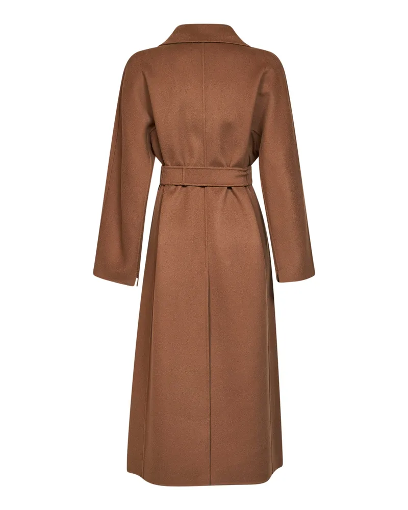 Max Mara Women's Wrap Coat Smmpenelope Camel Virgin Wool Camel