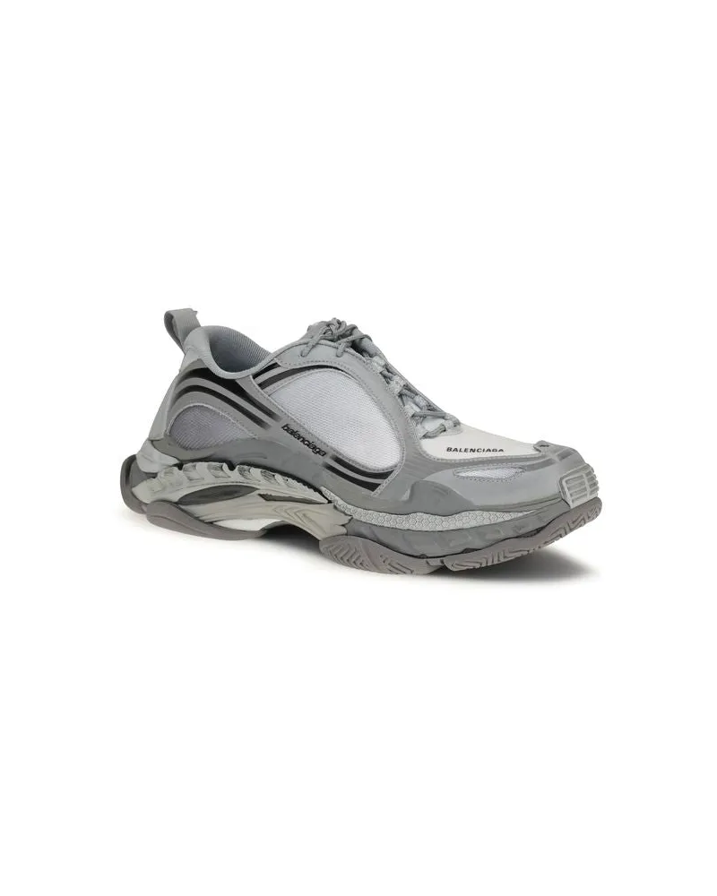 Balenciaga Men's Gray Polyethylene Athletic Sneakers Gray