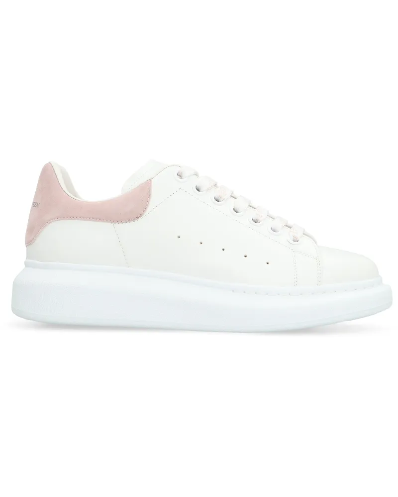 McQ Women's Leather Chunky Sneakers White Calfskin Trainers White