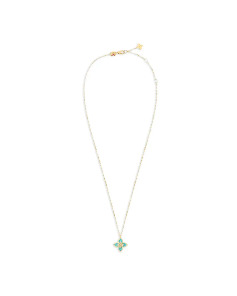 Roberto Coin Women's 18kt Yellow Gold Diamonds Necklace Ss26 W Gold