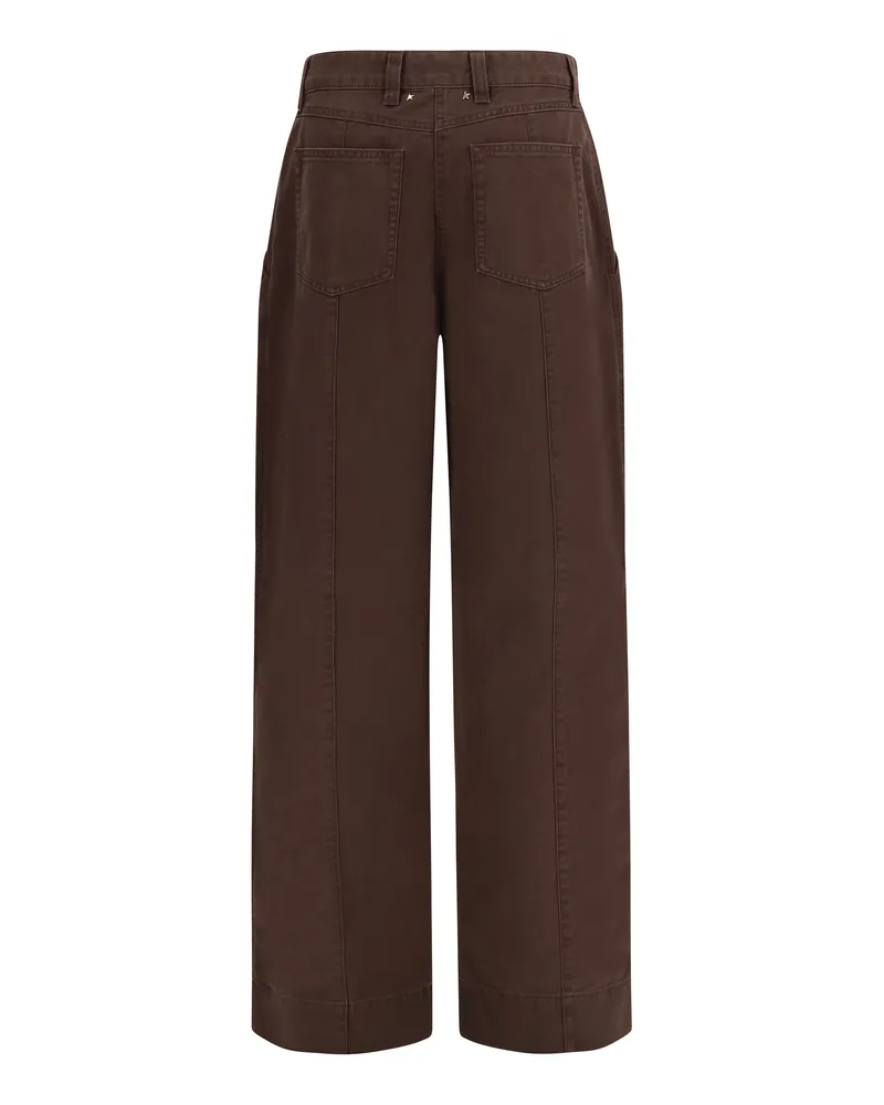Golden Goose Raphaela Cargo Pants — Brown 