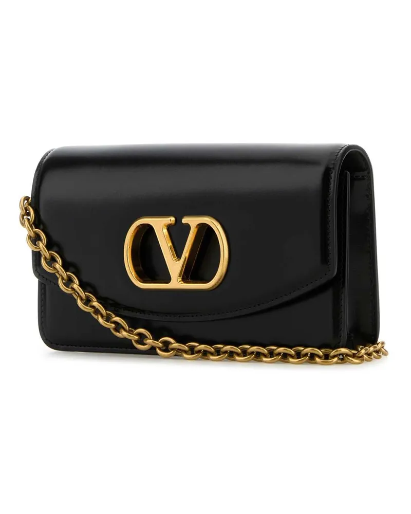Valentino Garavani Clutch Shoulder Bag — Black Black