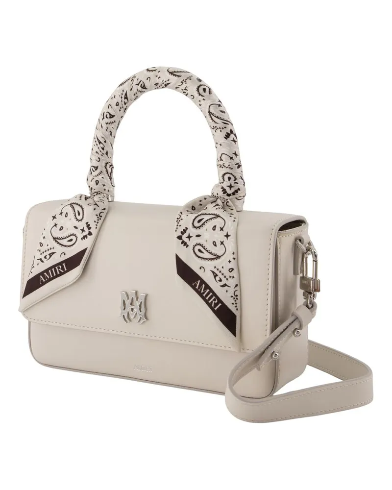 Amiri Women's Micro Long Ma Purse -  Leather Beige Calfskin Bags Handbags-Purses Beige