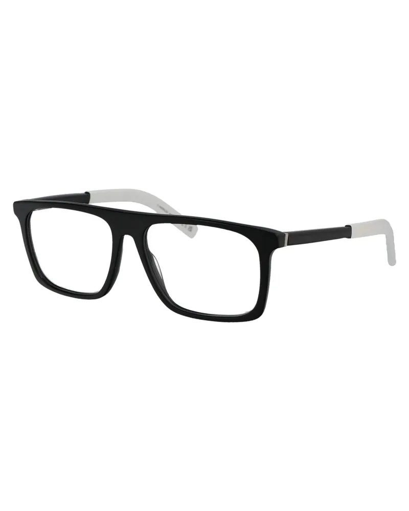 Moncler Men's Sunglasses Ml5206 Glossy Black Acetate Glasses & Frames Black